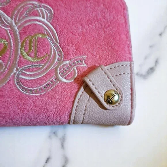 Juicy Couture Lovers Club LG ZA Pink Lemonade Wallet/ Clutch NWT - Picture 5 of 10